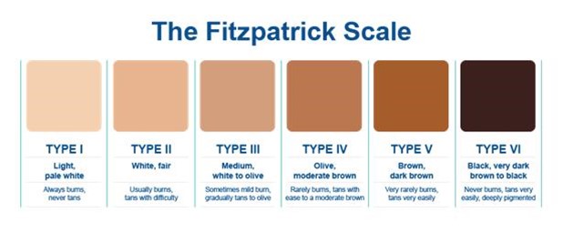 The Fitzpatrick Scale